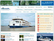 Tablet Screenshot of mekongdeltatourism.com